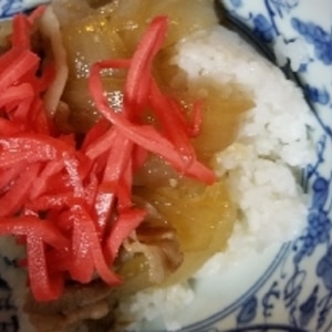 にんにく風味牛丼